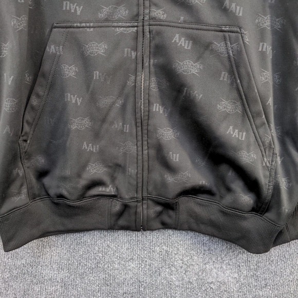 C.T. Sports Mens AAU Nationals Final Four Zip Up Hoodie Black XXL All Over Print - Picture 5 of 13